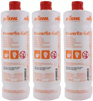 Kiehl Powerfix-Gel 3 x 1 Liter hochaktiver WC-Kraftreiniger Set Kiehl Powerfix-Gel 3 x 1 Liter hochaktiver WC-Kraftreiniger Set