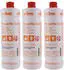 Kiehl Powerfix-Gel 3 x 1 Liter hochaktiver WC-Kraftreiniger Set