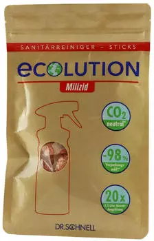 Dr. Schnell Ecolution Milizid 20 Sanit&auml;rreiniger-Sticks Kalkl&ouml;ser