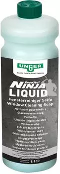 Unger Glasreiniger Ninja Liquid FR10S Power Formel 100-faches Konzentrat Professionell Flasche 1 L