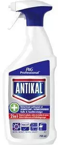 Antikal Badreiniger Professional Kalkreiniger Spray gegen Kalk und Schmutz 750ml