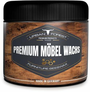 Urban Forest M&ouml;belpflege Premium M&ouml;belwachs mit Bienenwachs farblos f&uuml;r Holz 250 ml