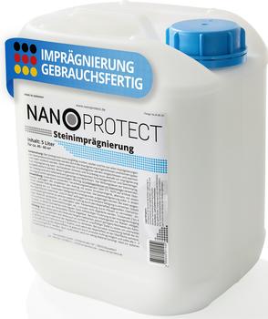 Nanoprotect Steinimpr&auml;gnierung gebrauchsfertig, au&szlig;en und innen, l&ouml;semittelfrei, f&uuml;r 60m&sup2;, 5L