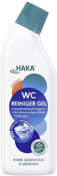 Haka WC-Reiniger Gel Orange, mit Abperl-Effekt mit Milch- und Ameisensäure 740ml