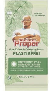 Meister Proper Reinigungstücher Plastikfrei, Allzwecktücher, desinfizierend, 24 Tücher