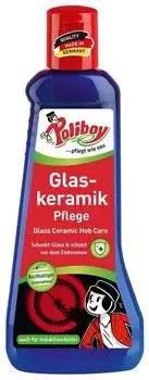 Poliboy Glaskeramikreiniger 2720001, flüssig, für Kochfelder, Reiniger+Pfleger, 200ml
