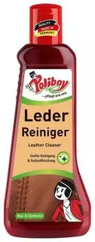 Poliboy Lederpflege Leder Reiniger, Flasche, sanfte Reinigung, Farbauffrischung, 200ml