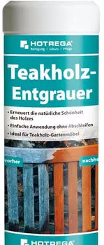 Hotrega Teakholz-Entgrauer, 1L, Nr. 230220001 – Intensive Reinigungsleistung durch Oxalsäure