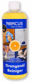 Abacus Orangenreiniger, Orangenlreiniger Orange-Reiniger mit Orangenl & Orangenduft Fleckenentferner & Fettlser lst Harz, Klebereste, Schmierl, Teer, Tinte Orangenreiniger 1000 ml (2108)