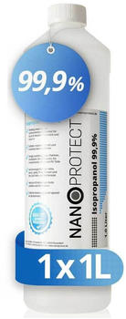 Nanoprotect Isopropanol 99,9% | 1 Liter Reiniger | Hochprozentiger Isopropylalkohol | IPA Reinigungsalkohol f&uuml;r Haushalt und Elektronik