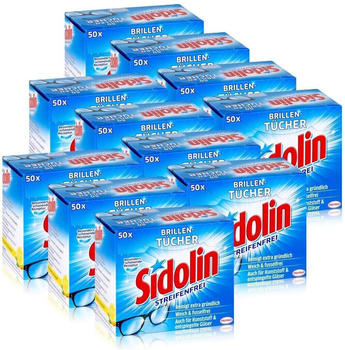 Sidolin Brillen Putzt&uuml;cher T&uuml;cher 11er Pack