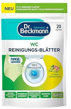 Dr.Beckmann WC Reinigungs-Bl&auml;tter CITRUS SENSATION 20 Bl&auml;tter