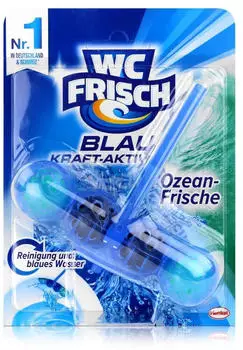 WC Frisch WC-Reiniger Kraft-Aktiv Blausp&uuml;ler Ozeanfrische (1 St&uuml;ck)