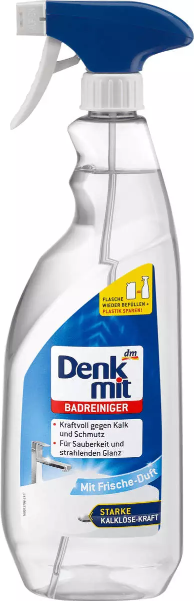 dm Denkmit Badreiniger mit Frische-Duft Test Badreiniger