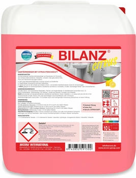 Arcora Sanitärreiniger mit Citrus-Frischeduft BIlANZ CITRUS, 10L - 01009
