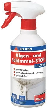 Baufan Algen- und Schimmel-STOP 500 ml chlorfrei Schimmel-Entferner Reinigung