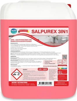 Arcora Radikaler Sanit&auml;rgrundreiniger auf Salzs&auml;urebasis SALPUREX 3IN1 , 10L - 01137