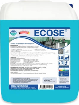 Arcora Alkohol-Glanzreiniger mit Frischeduft ECOSE, 10L - 1001