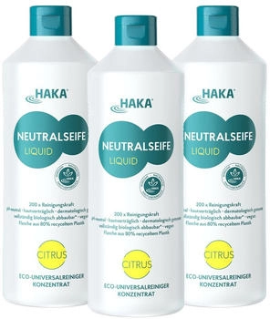 Haka Neutralseife Liquid Citrus 3x1l