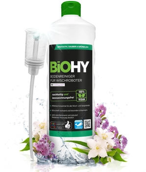 BiOHY Bodenreiniger für Wischroboter 2er Pack (2 x 1 Liter Flasche)