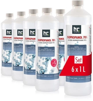 Höfer Chemie 6x 1 Liter Isopropanol 70%