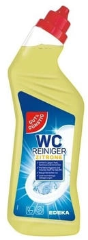 Gut & Günstig WC-Reiniger Zitrone, gegen Kalk, Schmutz und Urinstein, 1 Liter