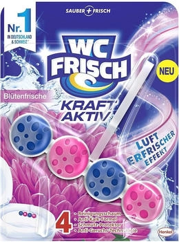 WC Frisch WC-Reiniger Kraft-Aktiv Duftsp&uuml;ler Bl&uuml;tenfrische 50g