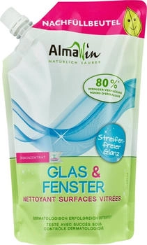 AlmaWin Glas & Fenster Reiniger - 500 ml Nachfüllbeutel