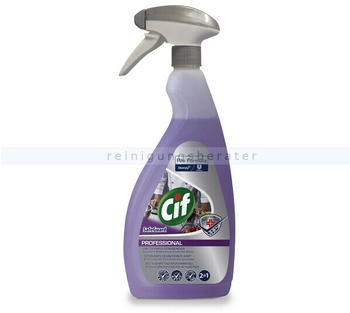 Diversey CIF Professional Safeguard Desinfektionsreiniger 750ml 2in1 Reinigung und Desinfektion in Einem