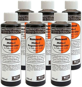 Renuwell Möbel-Regenerator Holzpflegemittel Spar-Set 6 x 270 ml