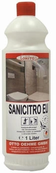 Lorito Sanitärreiniger Sanicitro 521 EU-Ecolabel (Blume) 1 Liter - rot 152103