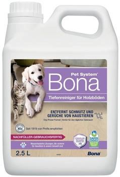 Bona Pet System Bodenreiniger, Holzböden WM859015005 , 2,5 Liter - Nachfüllpackung