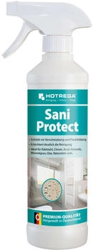 Hotrega Sani Protect 500 ml, Abperleffekt f&uuml;r Edelstahl, Chrom, Keramik, Acryl, Glas