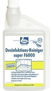 Dr. Becher Hygienereiniger super F6000 1745000 Desinfektionsreiniger Konzentrat 1 Liter