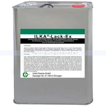 Ilka Lack-Ex 10 Liter Kanister Hochleistungsentlacker, flüssig