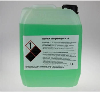 Reinex R21 Essigreiniger 5 L Badreiniger klassischer Reiniger auf Essigbasis, f&uuml;r den Sanit&auml;rbereich