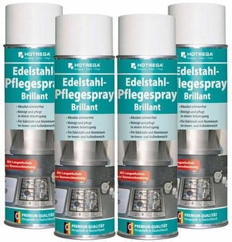 Hotrega Edelstahl Pflegespray Brillant 500 ml -Menge:4