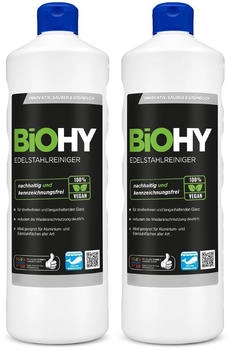 BiOHY Edelstahlreiniger (2x1l Flasche)