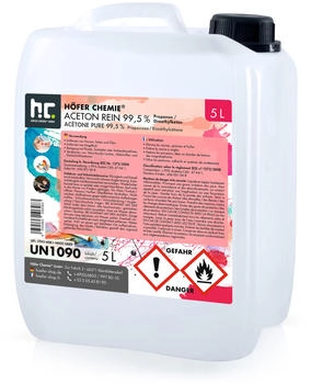 Höfer Chemie Aceton 99.5% 4x5 L
