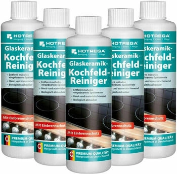 Hotrega Glaskeramik Kochfeld Reiniger 250 ml, Ceranfeldreiniger, Kochfeldreiniger, Herdreiniger, Herdplattenreiniger