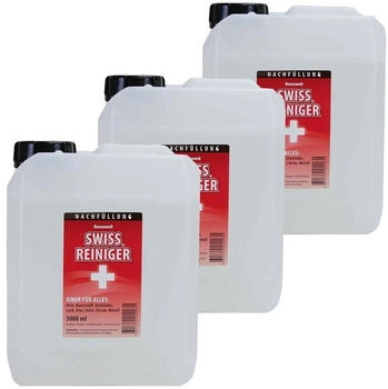 Renuwell Swiss Reiniger Holzreiniger Möbelpflege Allzweckreiniger Spar-Sets 3 x 3 Liter