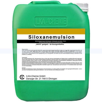 Ilka Imprägnierung für Fassaden Siloxanemulsion 10 L lösemittelfrei, Imprägnierung für Natur- und Klinkerfassaden