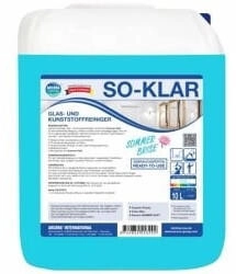 Arcora SO-KLAR Glas- und 01023 , 10 Liter - Kanister