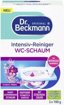 Dr.Beckmann WC-Reinigunspulver 3x100g Floral Fresh