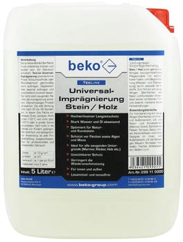Beko TecLine Universal-Imprägnierung Stein/Holz 5 l Kanister 299 11 5000