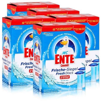 WC Ente 5x Frische Siegel Nachfüller Marine