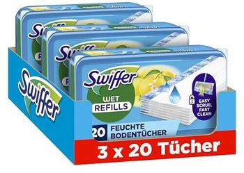Swiffer Feuchte Bodentücher mit Citrusfrische Duft 3x20 Stk.