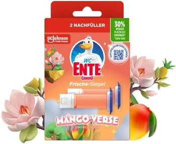 WC Ente WC-Ente WC-Reiniger Frische-Siegel Mango Verse Nachfüllpack 2 St (72 ml)