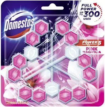 Domestos Power 5 WC-Stein Pink Magnolie Megapack