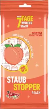 Poliboy Staubstopper Feuchttücher Peach
